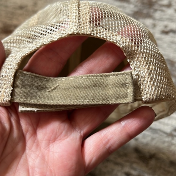 Trucker hat. Brand new without tags. Darker khaki color. Adjustable back. - Picture 4 of 5